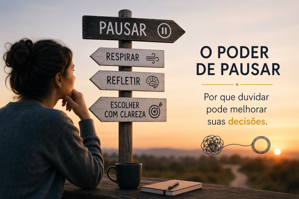 O poder de pausar: por que duvidar pode melhorar suas&nbsp;decisões
